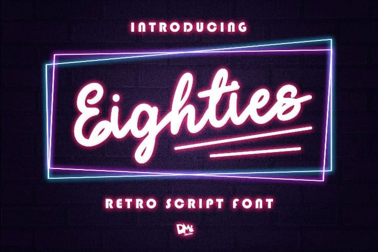Eighties Font Preview1
