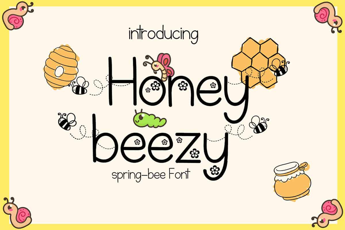 Honey Beezy Font Preview1