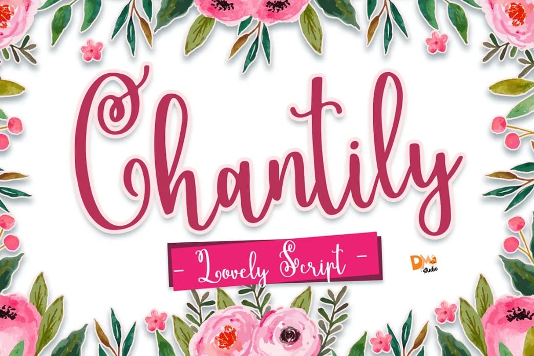 Chantily Cute and Luxury Font for Kids