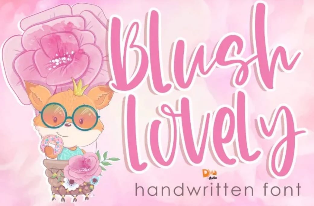 Blush Lovely Cute Handwritten Font
