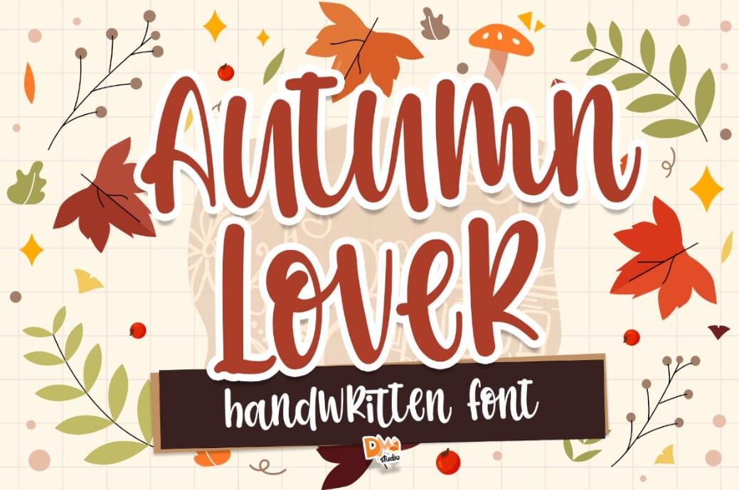 Autumn Lover Cute Handwritten Font for Kids