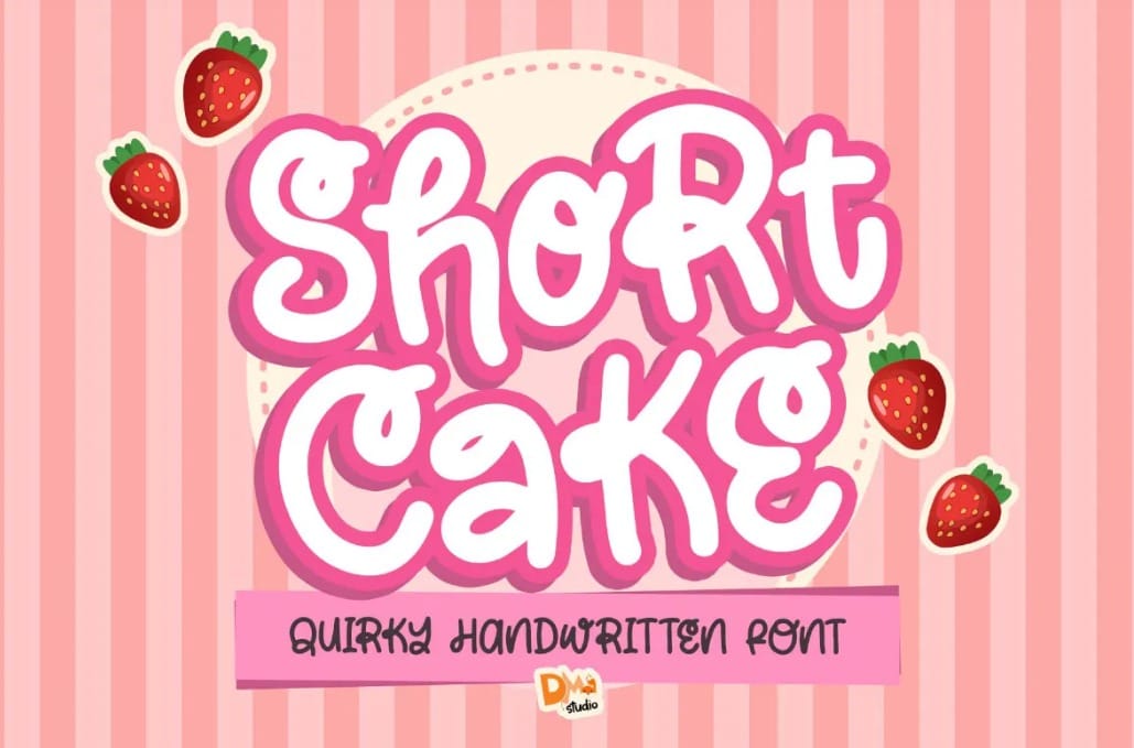 Short Cake Child Handwriting Font