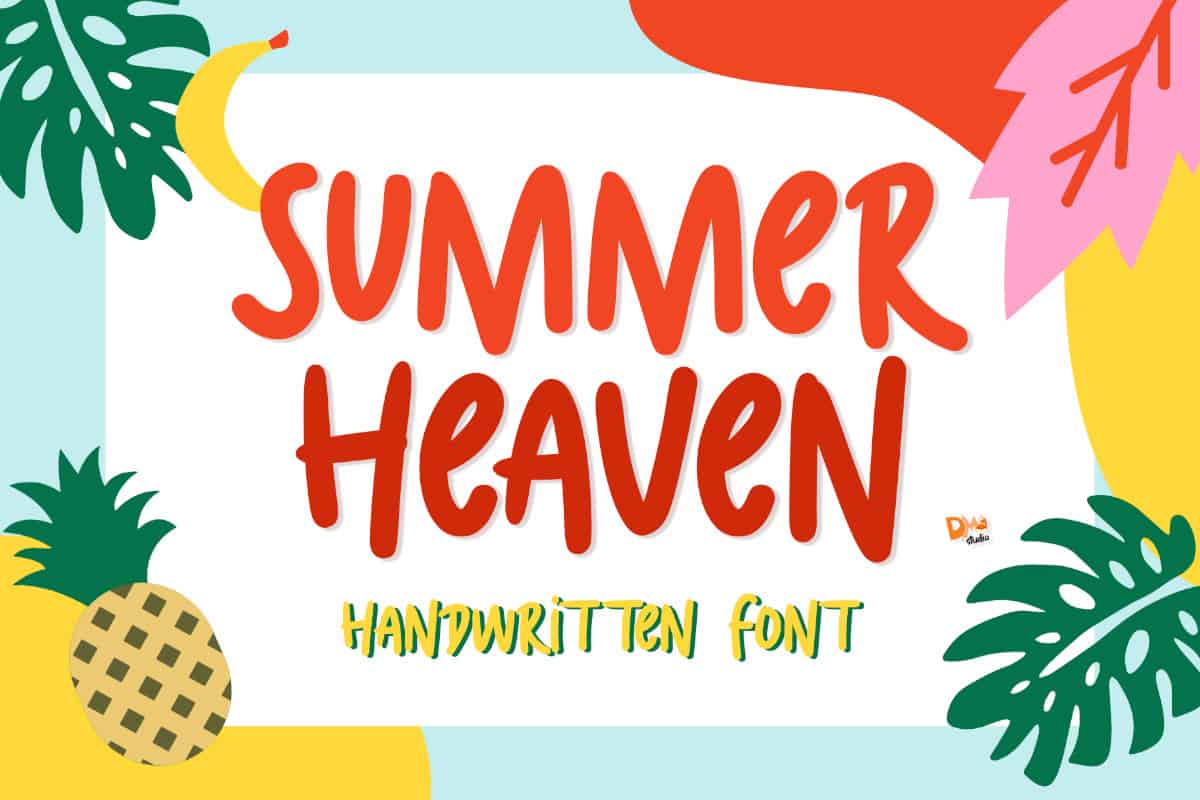 Summer Heaven Font Preview1