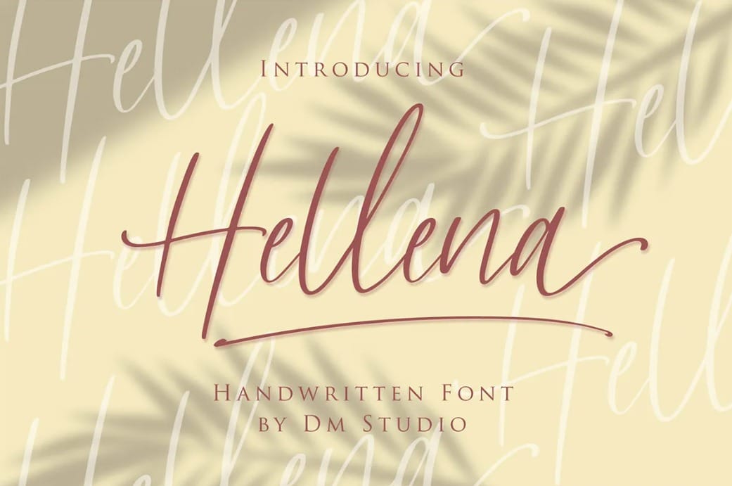 Hellena Exquisite Wedding Font