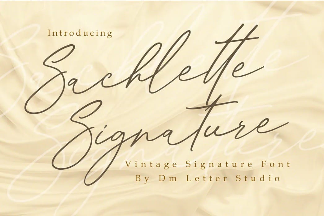 Sachlette Fancy Wedding Font