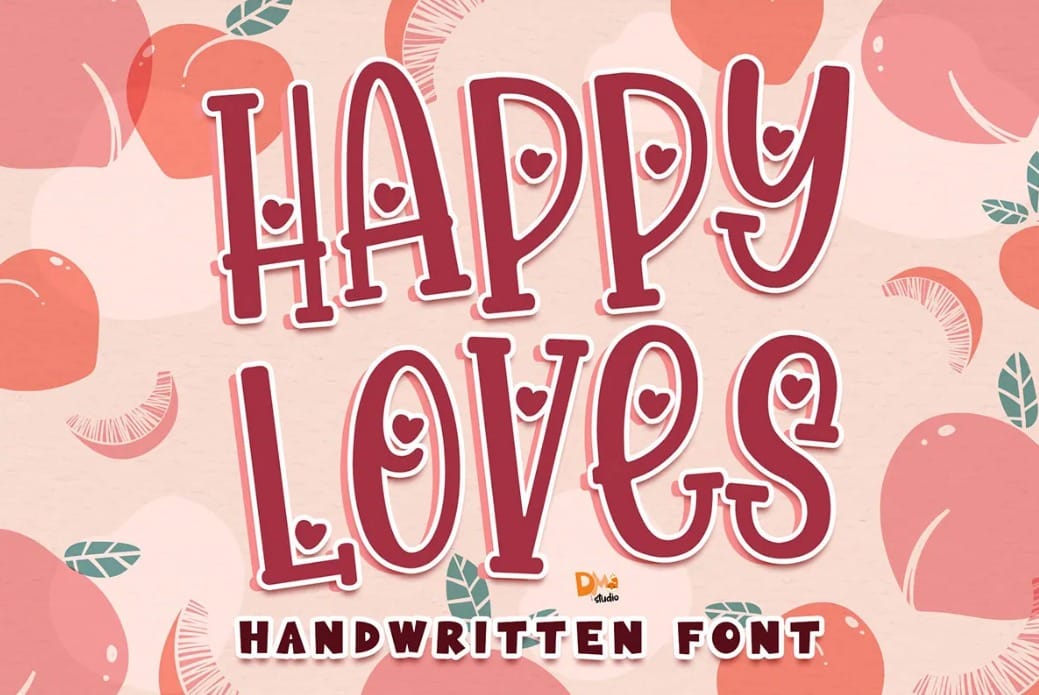 Happy Loves Handwritten Font