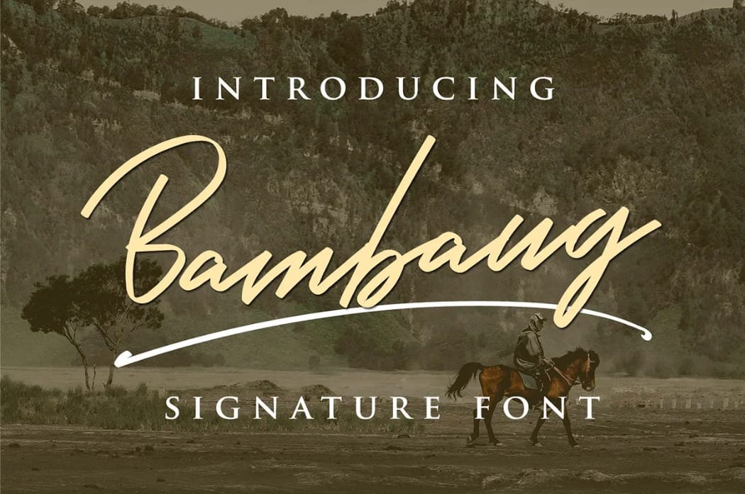 Bambang Captivating Wedding Font