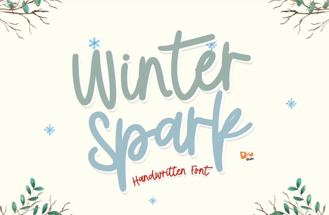 Winter Spark Handwritten Font