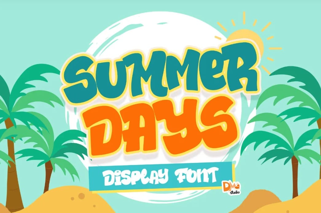 Summer Day Display Font