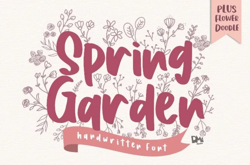Spring Garden Playful Font for Funny Quotes on Spring