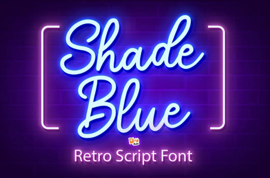 Retro Script Font for Office Name Identity
