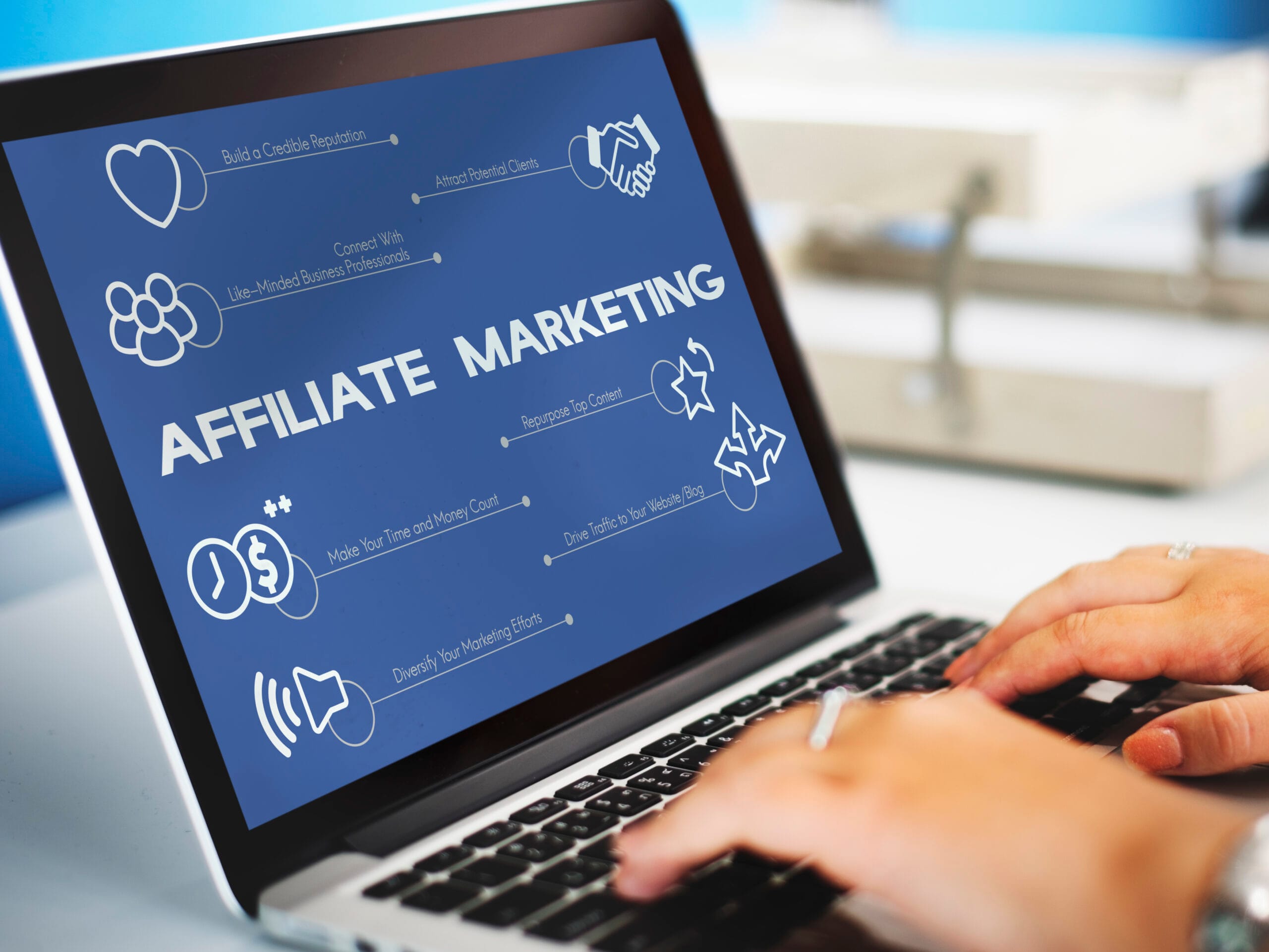 1. Affiliate Marketer on Online Shopping