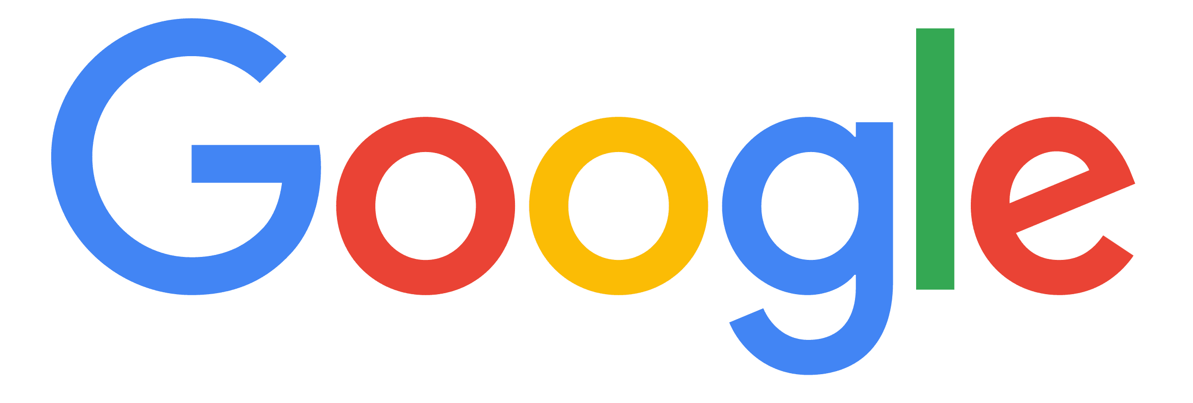 Balanced and proportional Logo element of Google Logo Design
