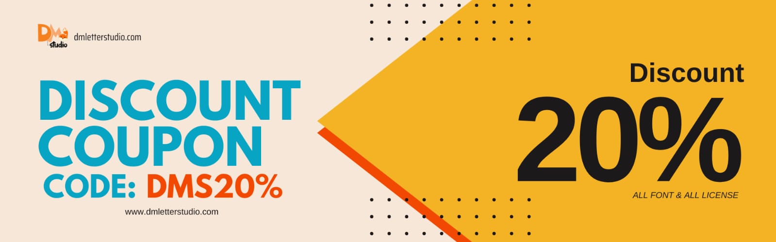 Discount Coupon DM Letter Studio