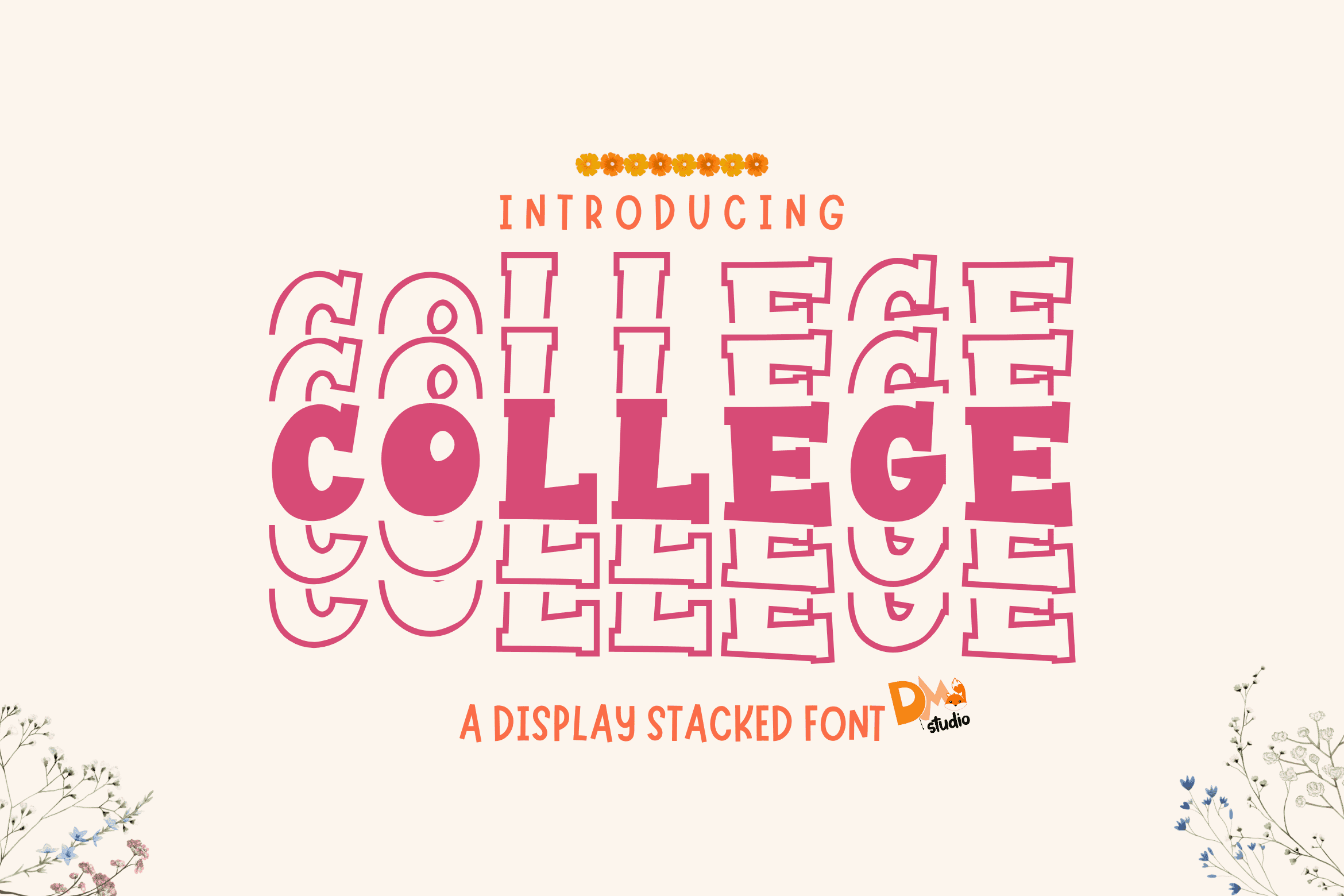 Stacked College - DM Letter Studio