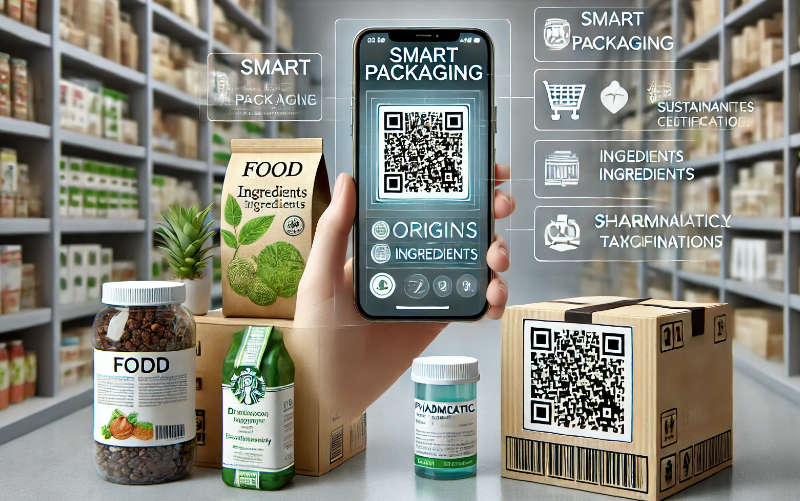 9. Smart Packaging with QR Codes