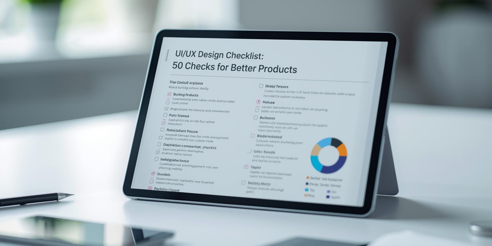 UI/UX Design Checklist: 50 Checks for Better Products