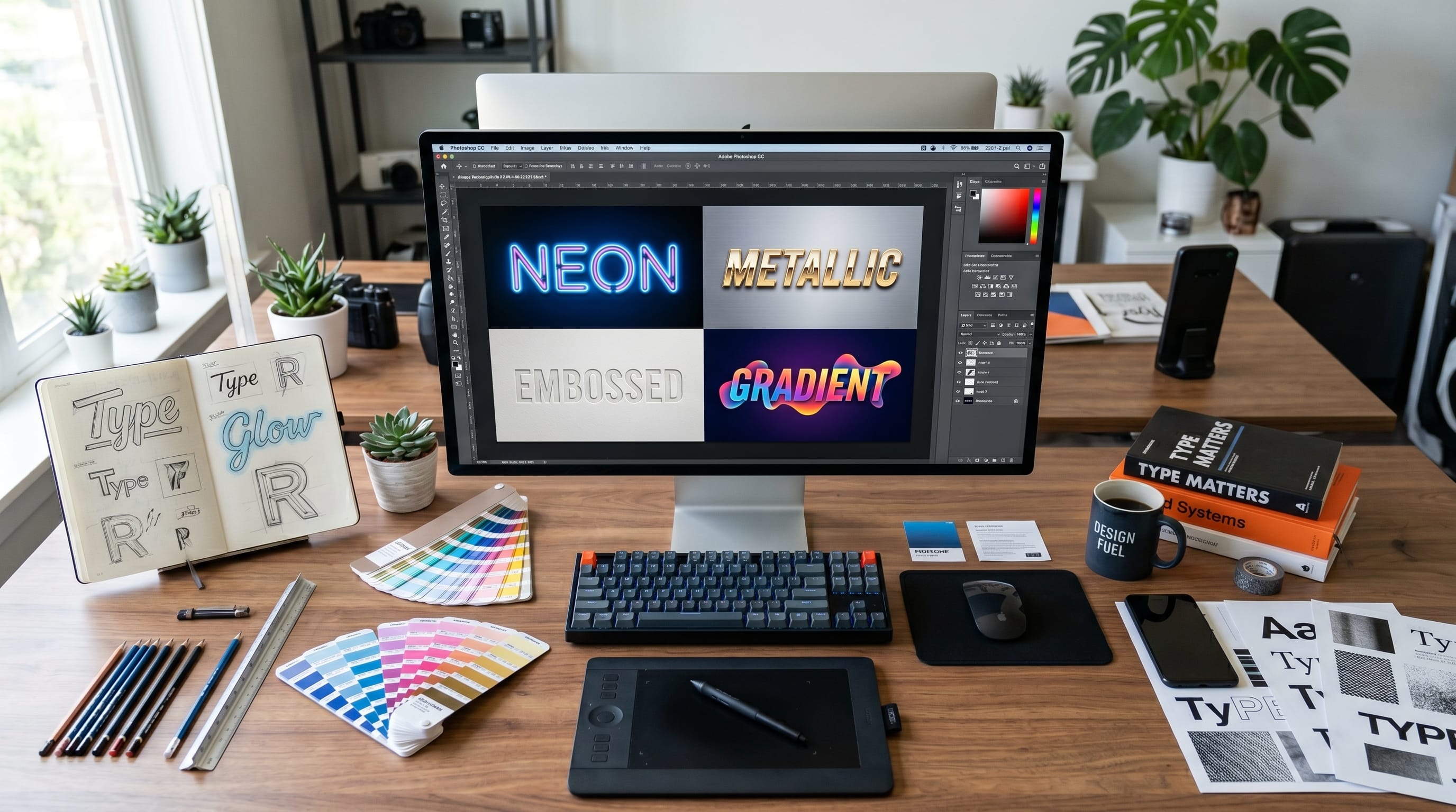 Photoshop text effect tutorial