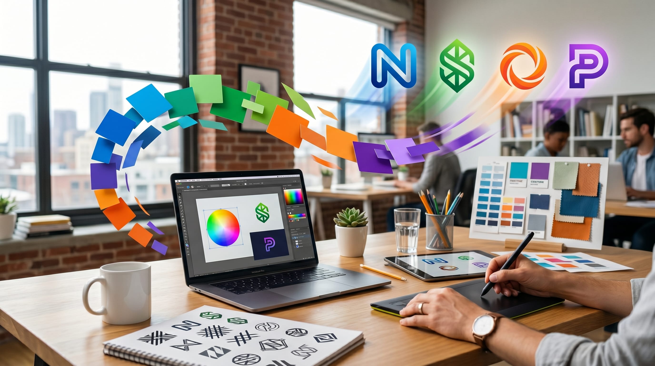 startup logo colors