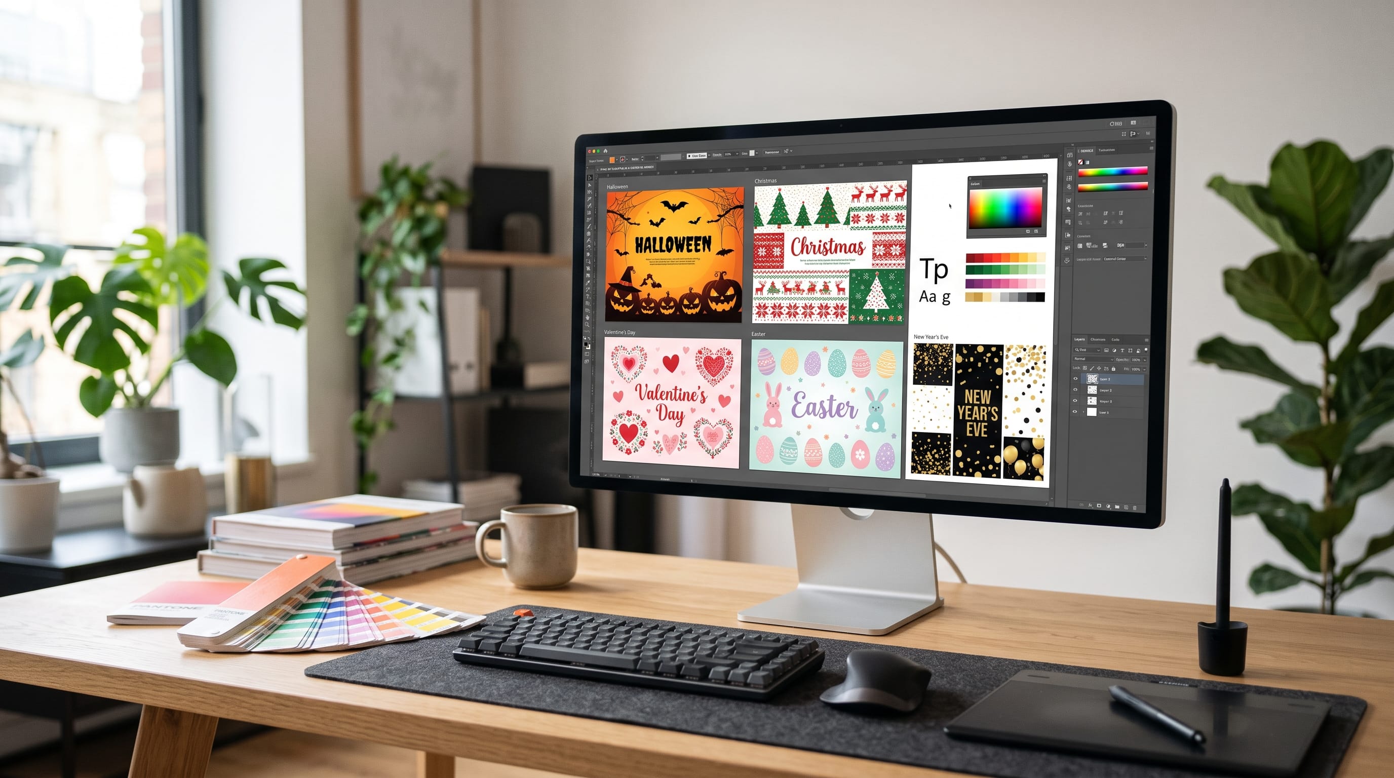holiday graphic design styles