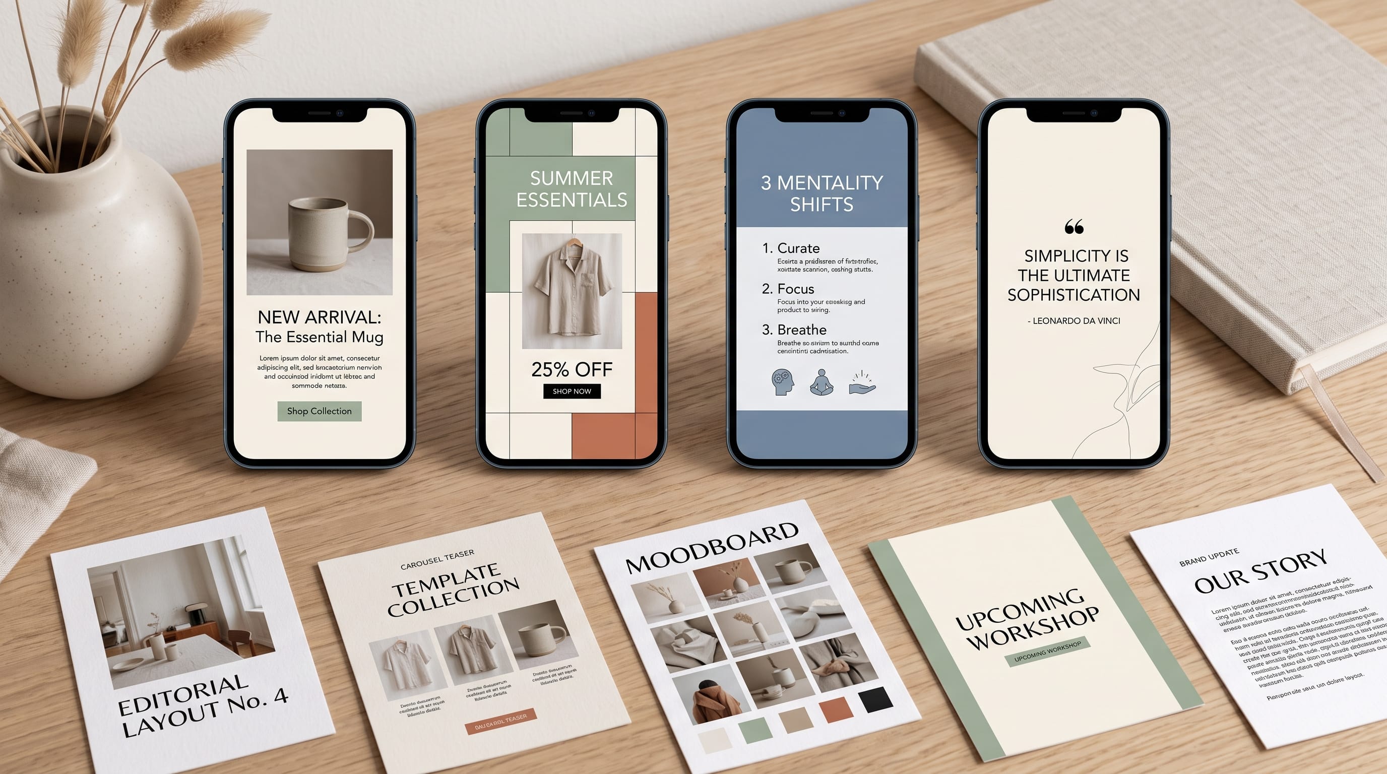 minimalist brand graphics