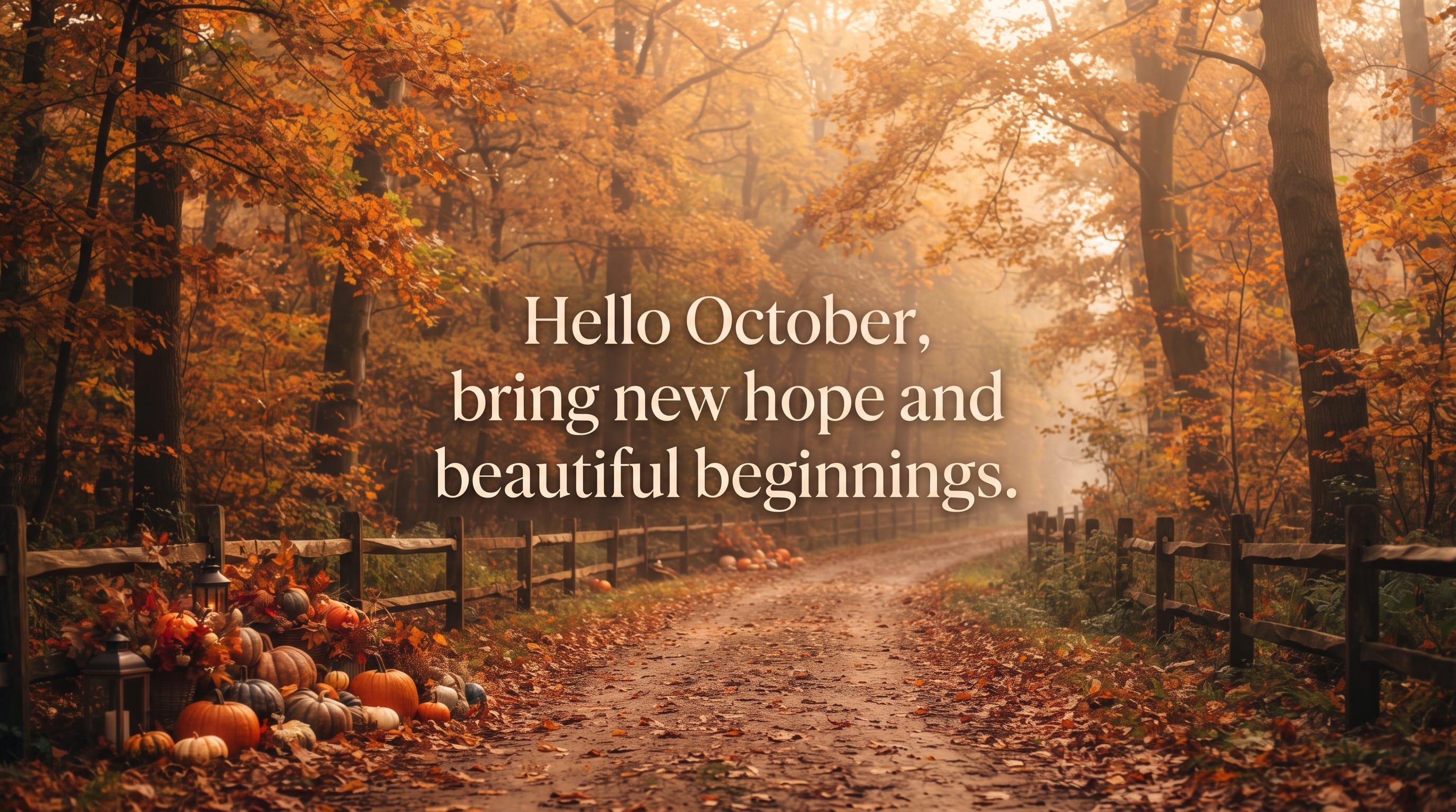 hello October quotes